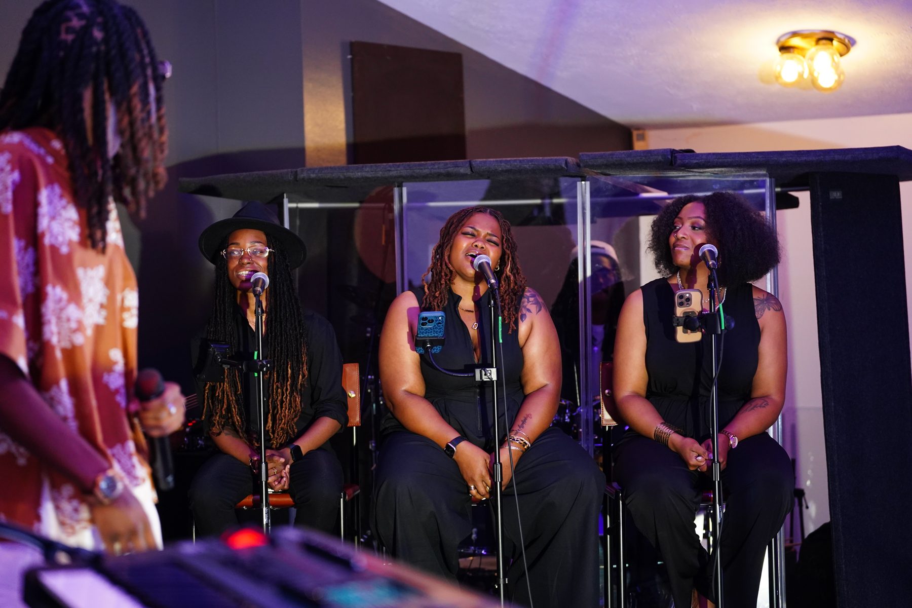 Vocalists performing